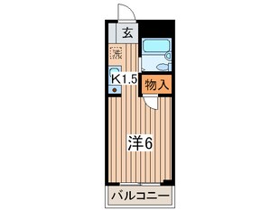 ヴェルドミ－ルの物件間取画像